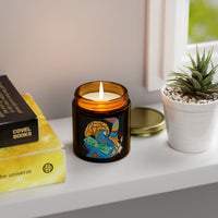 Indigenous Blue Candle – 9oz Coconut Apricot Wax withUp To  20hr Burn | Relaxing Gift for Home, Decor & Self-Care Moments