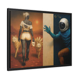 54 Mondays™ Project | Out of Orbit Out of Reach – Beverly Hills Edition | Cosmic Noir Wall Art | Limited Gold Max Fuega™ Signature | FSC-Certified Framed Matte Canvas