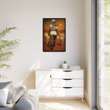 54 Mondays™ Project | Return To Nowhere – Beverly Hills Edition | Cosmic Noir Wall Art | Limited Gold Max Fuega™ Signature | FSC-Certified Framed Matte Canvas