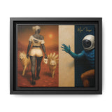 54 Mondays™ Project | Out of Orbit Out of Reach – Beverly Hills Edition | Cosmic Noir Wall Art | Limited Gold Max Fuega™ Signature | FSC-Certified Framed Matte Canvas