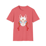 Your Fave Travel Tee | Buy Martian Merch™ AguaFuega White Kitsune Unisex Softstyle T-Shirt | (Inspired By LoveCraft Country)