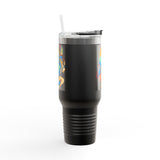 Indigenous Blue Limited Edition 40oz Tumbler – Hand-Signed Stainless Steel Mug with Certificate of Authenticity | Double-Wall Insulated, Cupholder Friendly, Only 100 Made