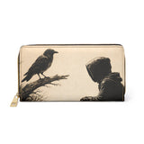 @BuyMartianTravel | Hindsight Is 20/20 Reflections™ Wallet | THE MIRROR SELF (Crow)