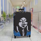 Buy Martian Merch™ | Ribbie’s Creations™ “Organic Soul” Stretch Luggage Cover | Art Travel Protector (3 Sizes)
