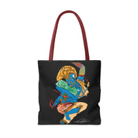Indigenous Blue Limited Edition Tote Bag – Signed Collectible Art Bag by CIQ Designs x Buy Martian Merch™ | Numbered Series of 100 with Digital Certificate