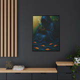 54 Mondays™ Project | Keeper of the Tide – Beverly Hills Edition | Stormtide Serpentine Cosmic Noir Wall Art | Limited Gold Max Fuega™ Signature | FSC-Certified Framed Matte Canvas
