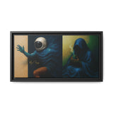 54 Mondays™ Project | Out of Sync Out of Touch – Beverly Hills Edition | Cosmic Noir Wall Art | Limited Gold Max Fuega™ Signature | FSC-Certified Framed Matte Canvas