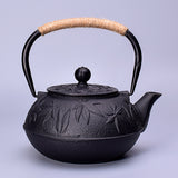 @BuyMartianHome | 30 oz Cast Iron Tetsubin Teapot | Japanese Style Hand-Painted Tea Kettle for Loose Leaf Tea | Traditional Iron Tea Pot | For Tea Lovers