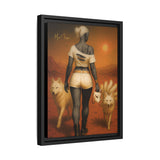 54 Mondays™ Project | Return To Nowhere – Beverly Hills Edition | Cosmic Noir Wall Art | Limited Gold Max Fuega™ Signature | FSC-Certified Framed Matte Canvas