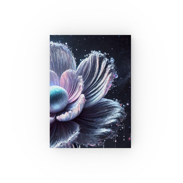 54 Mondays Project™ | @MaxGardenGalax | Cosmic Bloom Celestial Flower Hard Backed Journal | Inspiration for Dreamers (Blank) | Pluto 001