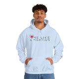 Love Me Like a Martian™ Hoodie – Unisex Heavy Blend Graphic Sweatshirt | Logic & Love Collection