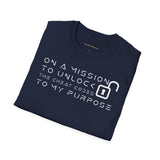 54 Mondays™ Project | M633™ Unlock The Cheat Codes To My Purpose Unisex T-Shirt | Various Colors (Sizes S - XXXL)