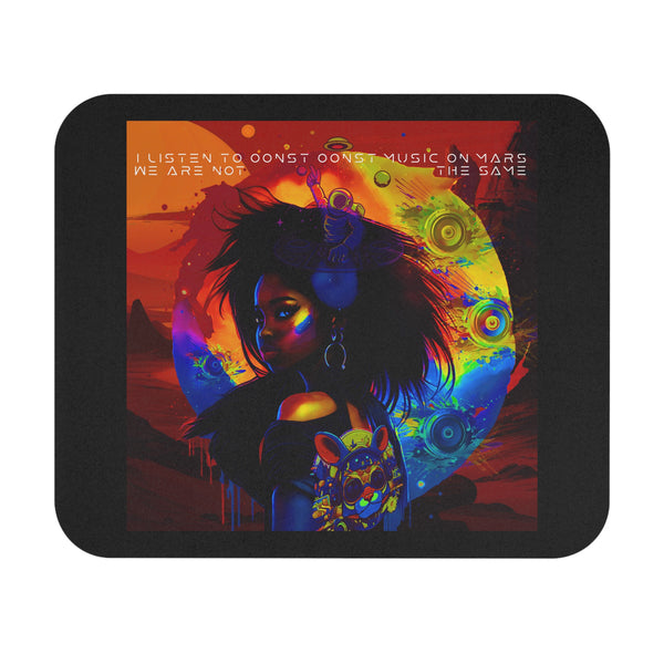 54 Mondays Project | Oonst Oonst Music On Mars Mouse Pad (With Words) (Rectangle)