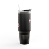 Hope Insulated Travel Mug – 40oz Stainless Steel Tumbler with Handle | Motivational Hot & Cold Cup for Cancer Survivors, Supporters, or Everyday Warriors