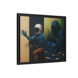 54 Mondays™ Project | Out of Sync Out of Touch – Beverly Hills Edition | Cosmic Noir Wall Art | Limited Gold Max Fuega™ Signature | FSC-Certified Framed Matte Canvas