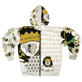 54 Mondays Project™ | Diary of an Evolved Menace™ Unisex Zip Hoodie | Queen & Bee