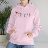 Love Me Like a Martian™ Hoodie – Unisex Heavy Blend Graphic Sweatshirt | Logic & Love Collection