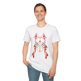 Your Fave Travel Tee | Buy Martian Merch™ AguaFuega White Kitsune Unisex Softstyle T-Shirt | (Inspired By LoveCraft Country)