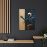 54 Mondays™ Project | Taffy Tidewater – Beverly Hills Edition | AstroHollow Cosmic Noir Wall Art | Limited Gold Max Fuega™ Signature | FSC-Certified Framed Matte Canvas