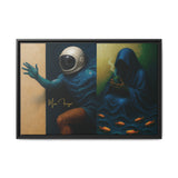 54 Mondays™ Project | Out of Sync Out of Touch – Beverly Hills Edition | Cosmic Noir Wall Art | Limited Gold Max Fuega™ Signature | FSC-Certified Framed Matte Canvas