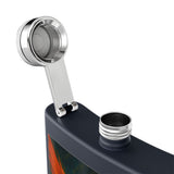 54 Mondays™ Project | Mona Marlowe: The Winged Reckoning – Beverly Hills Edition | Cosmic Noir Fantasy Valkyrie Stainless Steel Flask (6oz)