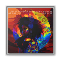 Seluna Virelle – Oonst Oonst Music on Mars Edition | 20x20 Framed Canvas Wall Art | 54 Mondays Project™ | International Shipping Available
