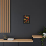 54 Mondays™ Project | Crownfall Relics – Beverly Hills Edition | Surreal Cosmic Noir Still Life | Limited Gold Max Fuega™ Signature | FSC-Certified Framed Matte Canvas