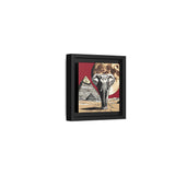 Dreams Remembered – Framed Elephant Canvas Art | Crimson Legacy Decor, Gift for Visionary Women | International Shipping Available