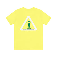 Your Fave Travel Tee | Buttercup Pow Skull Anime Naija Green Plaid Unisex T-Shirt
