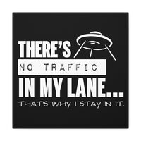 Buy Martian Merch ™ |  Fit Goddess Tribe ™ | There's No Traffic In My Lane Premium Squared Gallery Wrap