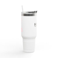 Hope Insulated Travel Mug – 40oz Stainless Steel Tumbler with Handle | Motivational Hot & Cold Cup for Cancer Survivors, Supporters, or Everyday Warriors