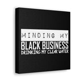 Buy Martian Merch ™ |  Fit Goddess Tribe ™ | Minding My Black Business... Premium Squared Gallery Wrap