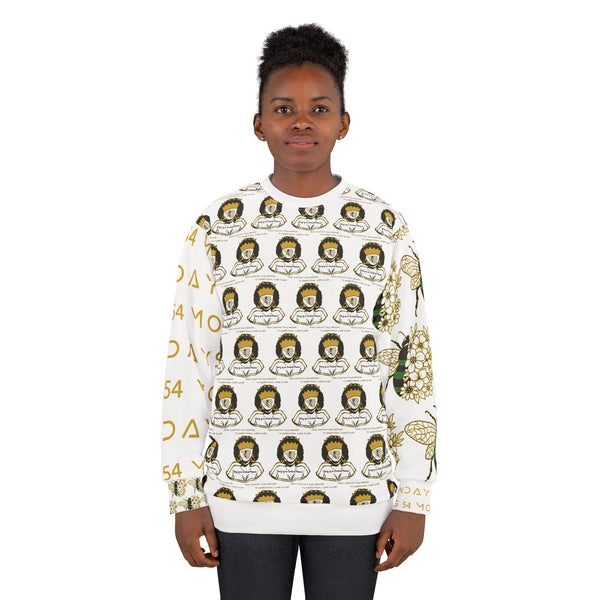 54 Mondays Project™ | Diary of an Evolved Menace™  Unisex Sweatshirt | Queen & Bee (Version 2)