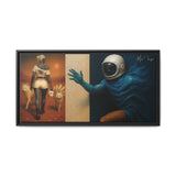 54 Mondays™ Project | Out of Orbit Out of Reach – Beverly Hills Edition | Cosmic Noir Wall Art | Limited Gold Max Fuega™ Signature | FSC-Certified Framed Matte Canvas