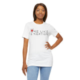 Love Me Like a Martian™ T-Shirt – Unisex Jersey Graphic Tee | Logic & Love Collection
