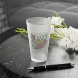 FIFA 2026 HTX Pint Glass – Frosted 16oz Soccer Fan Beer Glass