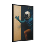 54 Mondays™ Project | Taffy Tidewater – Beverly Hills Edition | AstroHollow Cosmic Noir Wall Art | Limited Gold Max Fuega™ Signature | FSC-Certified Framed Matte Canvas