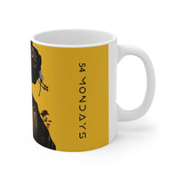 54 Mondays™ Project | Heiwa Coy Koi (Gold) Ceramic Mug 11oz