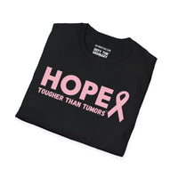 Hope & Strength Pink Ribbon T-Shirt – Breast Cancer Awareness Tee | Unisex Softstyle Shirt for Survivors, Fighters, and Supporters