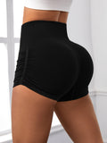 @TheSaucyMartian | Scrunch Butt Lifting Shorts for Women – High-Waisted Seamless Yoga Biker Shorts | Tummy Control Gym Wear