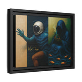 54 Mondays™ Project | Out of Sync Out of Touch – Beverly Hills Edition | Cosmic Noir Wall Art | Limited Gold Max Fuega™ Signature | FSC-Certified Framed Matte Canvas