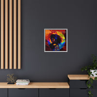 Seluna Virelle – Oonst Oonst Music on Mars Edition | 20x20 Framed Canvas Wall Art | 54 Mondays Project™ | International Shipping Available