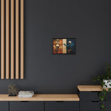 54 Mondays™ Project | Out of Orbit Out of Reach – Beverly Hills Edition | Cosmic Noir Wall Art | Limited Gold Max Fuega™ Signature | FSC-Certified Framed Matte Canvas