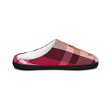 Your Fave Travel Merch | Blossom Pink Anime Plaid Women's Indoor Slippers