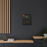 54 Mondays™ Project | Dim Lit Denial Den – Beverly Hills Edition | Cosmic Noir Wall Art | Limited Gold Max Fuega™ Signature | FSC-Certified Framed Matte Canvas