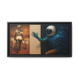 54 Mondays™ Project | Out of Orbit Out of Reach – Beverly Hills Edition | Cosmic Noir Wall Art | Limited Gold Max Fuega™ Signature | FSC-Certified Framed Matte Canvas