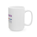 Save Our Children™ Children of Diversity Ceramic Mug – 11oz or 15oz Glossy White Coffee Cup | Diversity Awareness Gift | Microwave + Dishwasher Safe