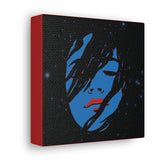 Buy Martian Merch ™ | Space City HTX MJM | Blue Rein Wrapped In Space Premium Gallery Wrap (Various Sizes) (Red Border)