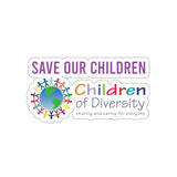 Save Our Children | Diversity K-Cut Stickers