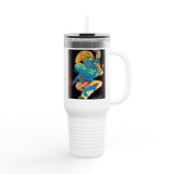 Indigenous Blue Limited Edition 40oz Tumbler – Hand-Signed Stainless Steel Mug with Certificate of Authenticity | Double-Wall Insulated, Cupholder Friendly, Only 100 Made